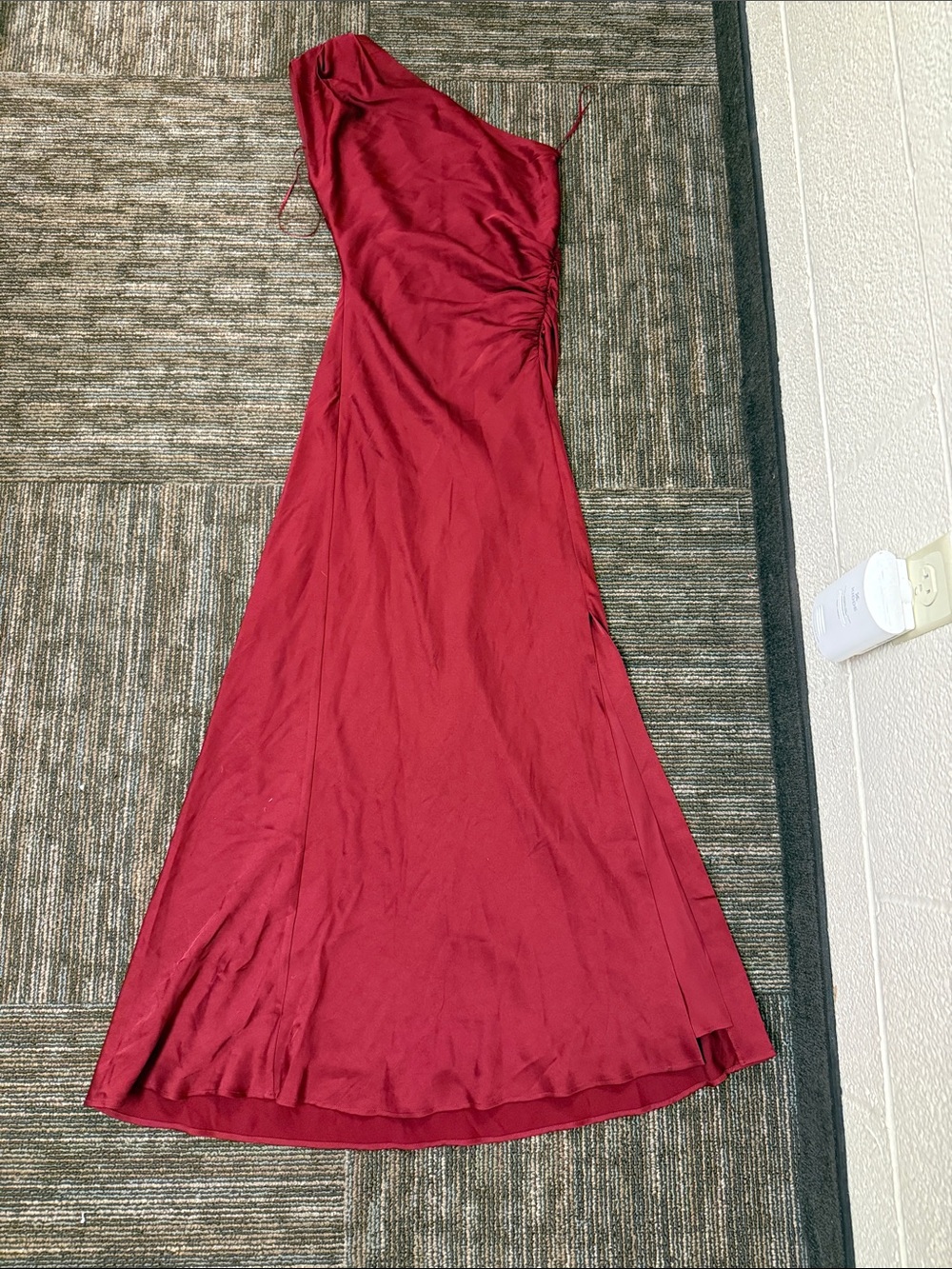 Elegant One-Shoulder Scarlet Formal/Prom Dress